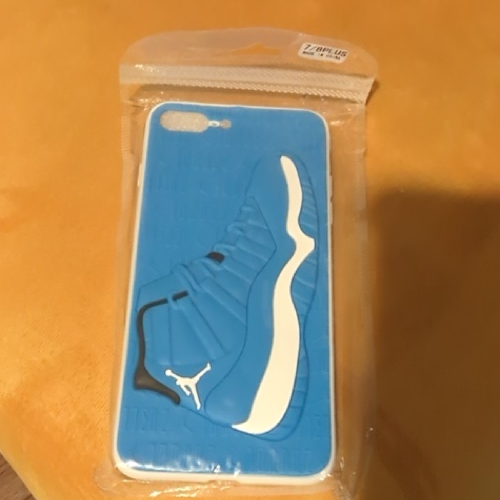 Nike Blue Sneaker Design Phone Case